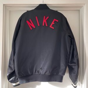 Nike Air Black Satin Bomber (Medium)